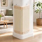Kissan raapimislauta seinän kulmaan 32 x 60 cm, ripustettava – beige