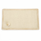 Kissan raapimismatto pallolelulla 65 x 45 cm – beige
