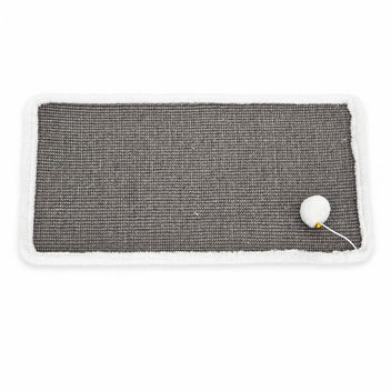 Kissan raapimismatto pallolelulla 65 x 45 cm – harmaa