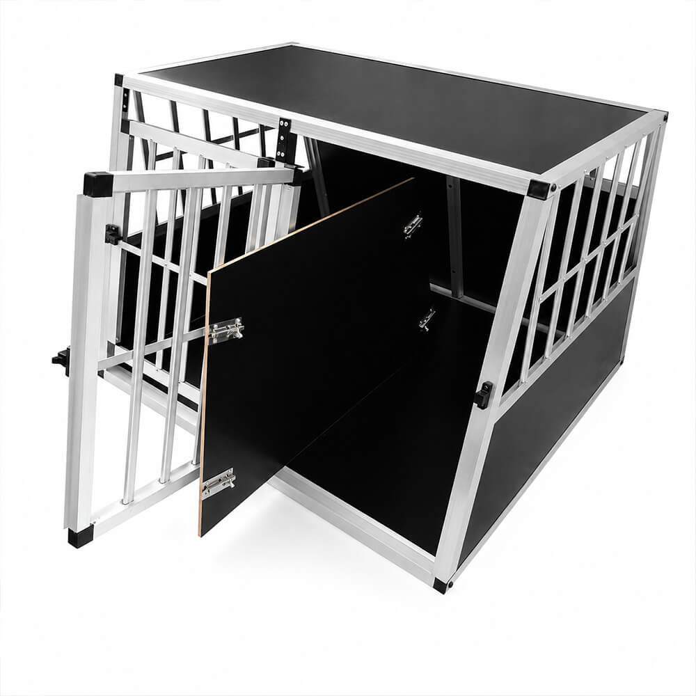 Koiran kuljetushäkki autoon 97 × 91 × 69 cm – 1–2 koiralle, irrotettava väliseinä