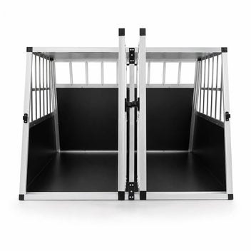 Koiran kuljetushäkki autoon 97 × 91 × 69 cm – 1–2 koiralle, irrotettava väliseinä