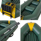 Gummibåt 295 x 125 cm med motorstativ – 3+1 personer, luftfyllda säten
