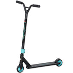Temppupotkulauta alumiinia, 100 mm PU-pyörät, freestyle, 14 v+, vihreä