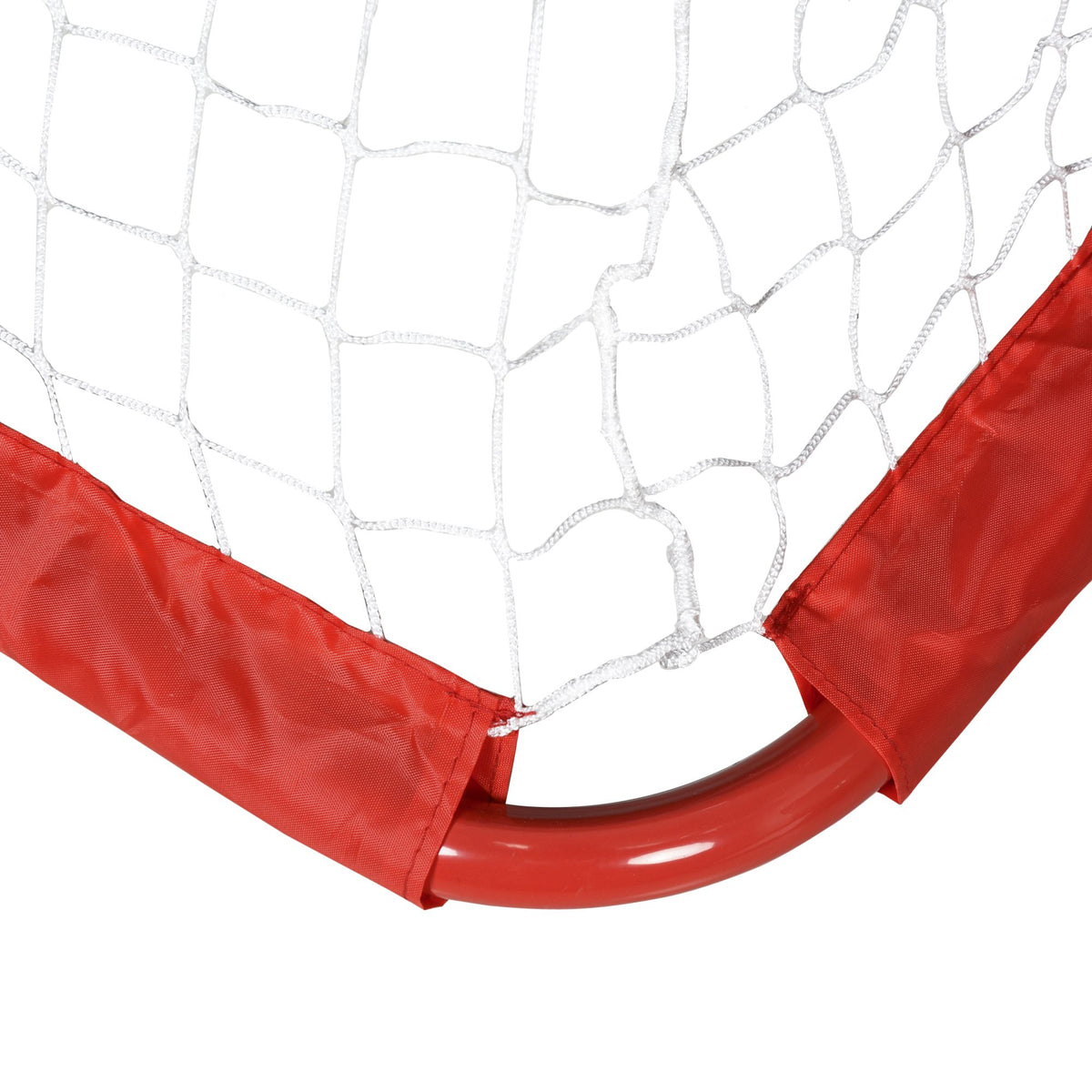 Minijalkapallomaalit 2 kpl, kokoontaitettavat, 90 x 36 x 60 cm, punainen