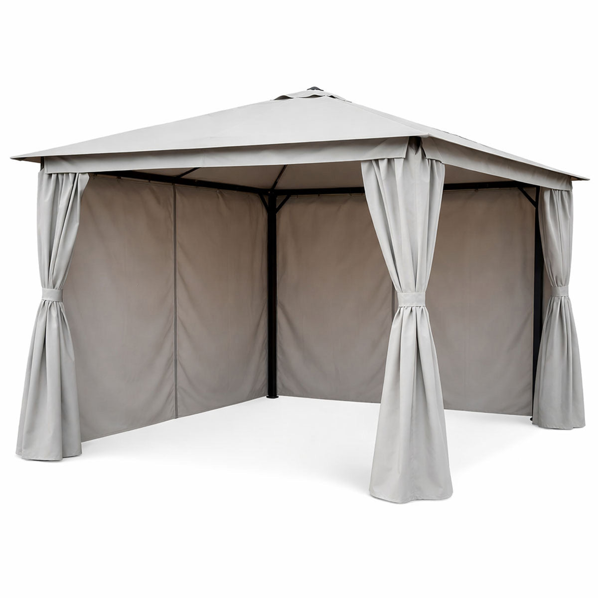 Lund & Leaf LED Garden Pavilion 3x3m, grå