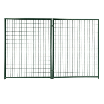 Koiratarhan elementti 152 x 182 cm – 2 kpl, galvanoitu teräs, vihreä