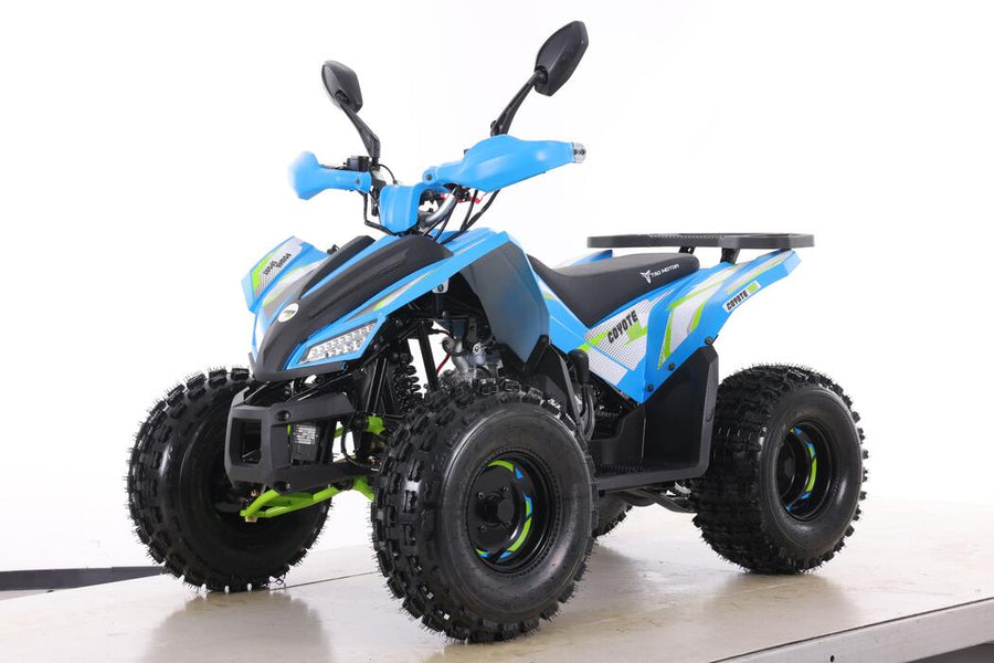 Barnminitraktor COYOTE 125cc, Automat, Blå