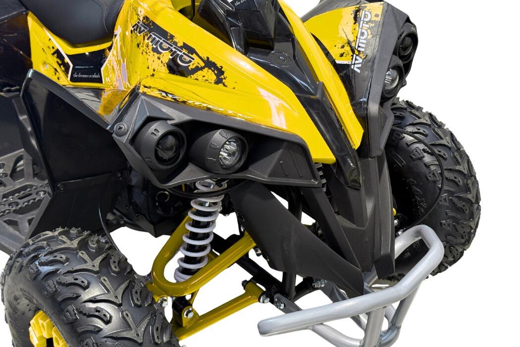 Arktis Motors barnminiquad 110CC helautomatisk, svart/grön