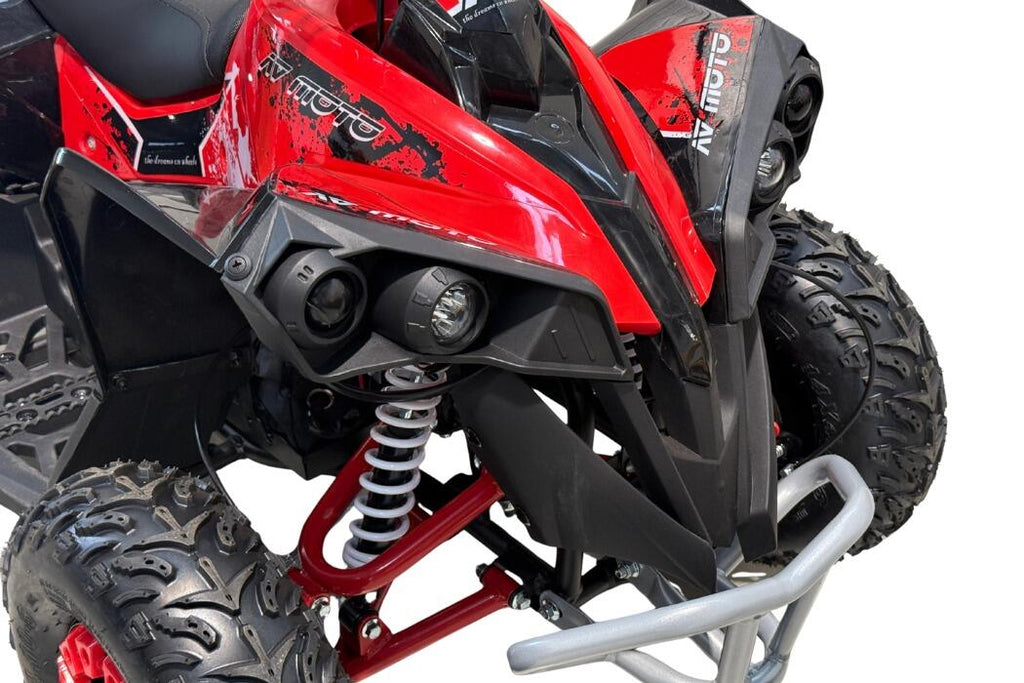 Arktis Motors barnminiquad 110CC helautomatisk, svart/grön