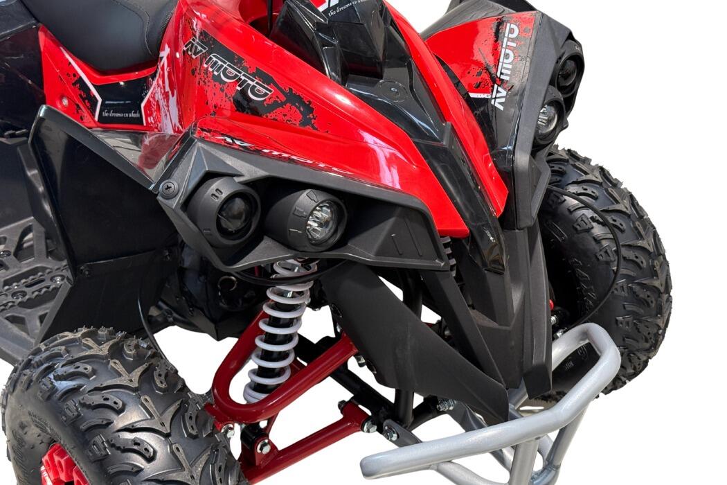 Arktis Motors barnminiquad 110CC helautomatisk, svart/grön