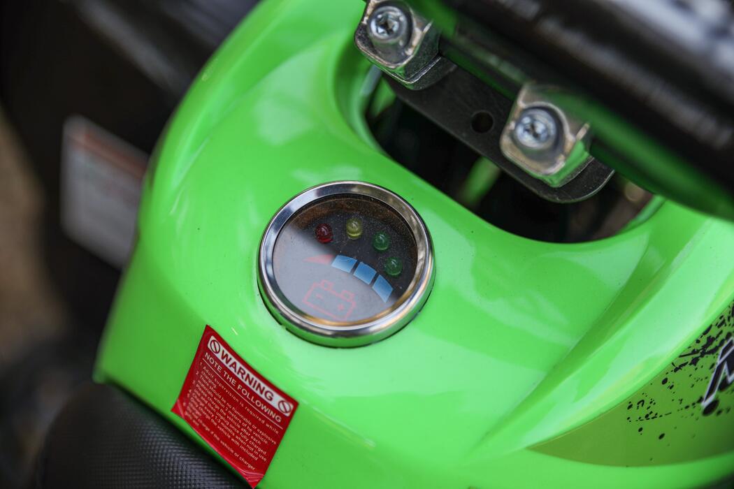 Arktis Motors barnminiquad 110CC helautomatisk, svart/grön