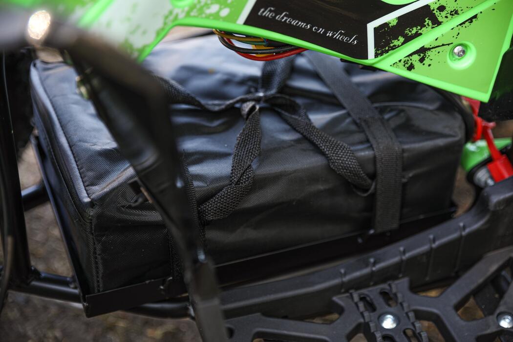 Arktis Motors barnminiquad 110CC helautomatisk, svart/grön