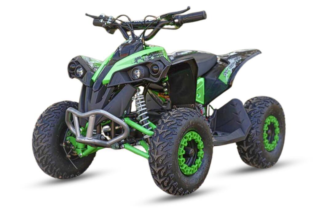 Arktis Motors barnminiquad 110CC helautomatisk, svart/grön