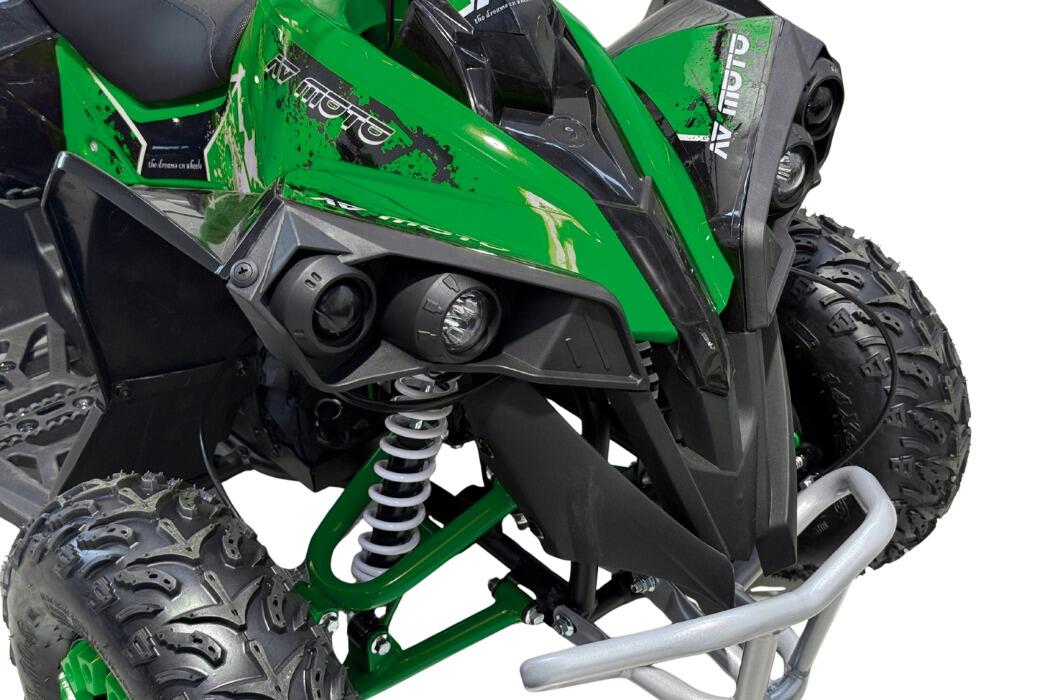 Arktis Motors barnminiquad 110CC helautomatisk, svart/grön