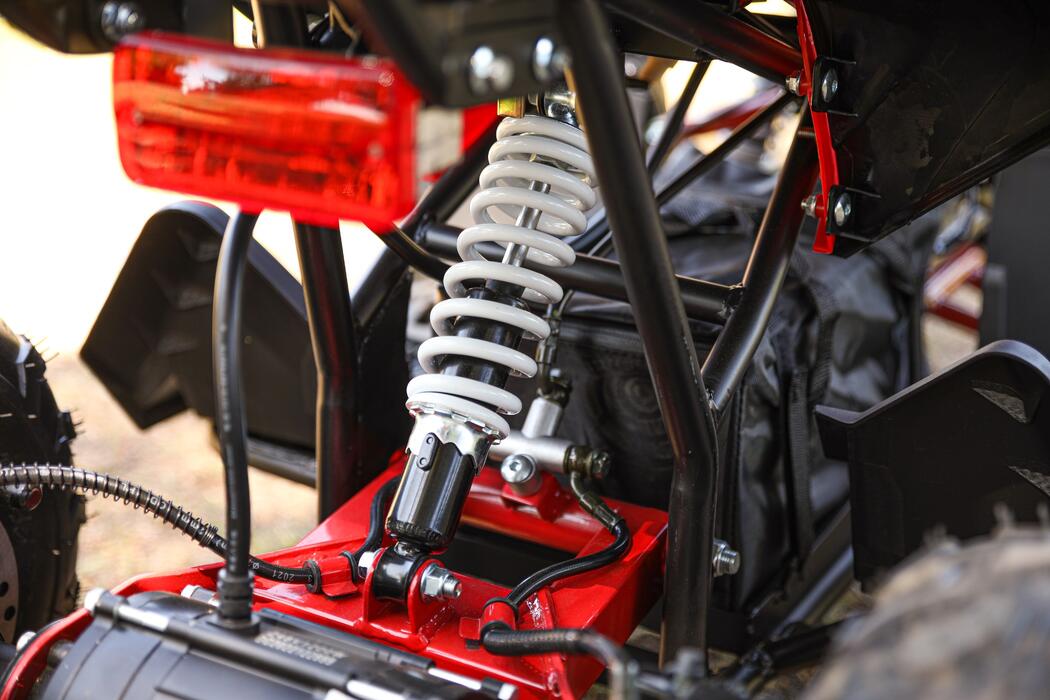 Barnens elminibike AVENGER 1200W, röd