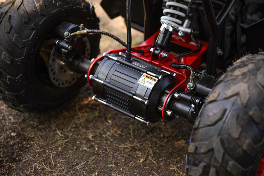 Arktis Motors barnminiquad 110CC helautomatisk, svart/grön