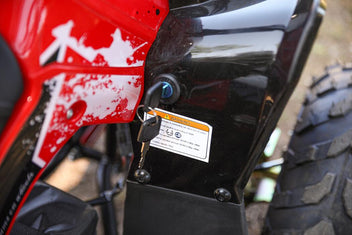 Barnens elminibike AVENGER 1200W, röd