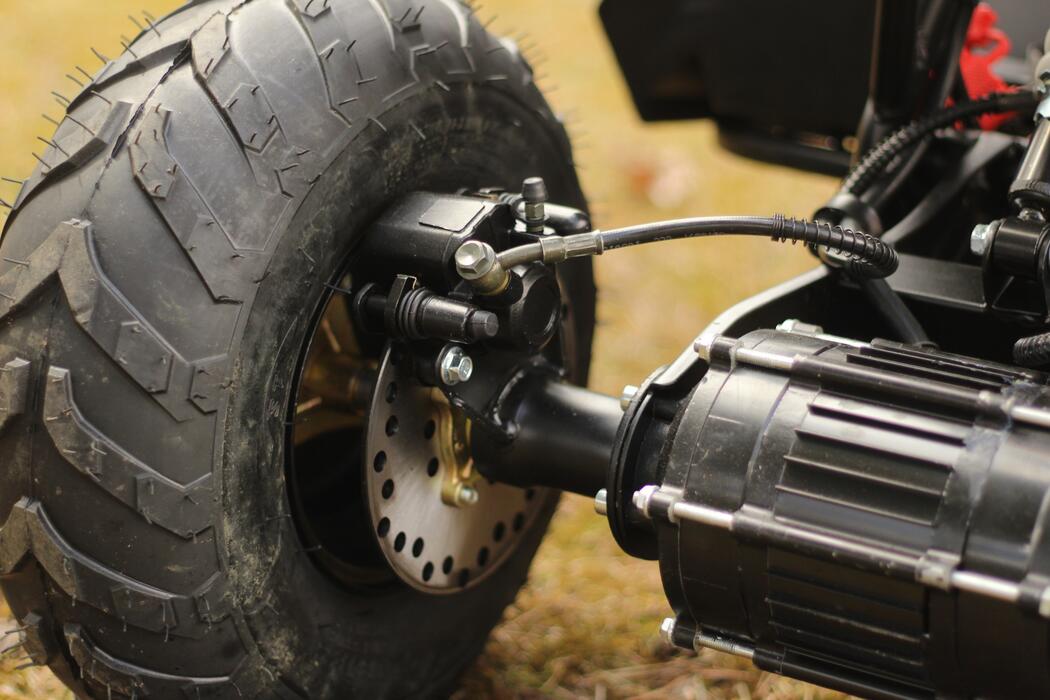 Arktis Motors barnminiquad 110CC helautomatisk, svart/grön