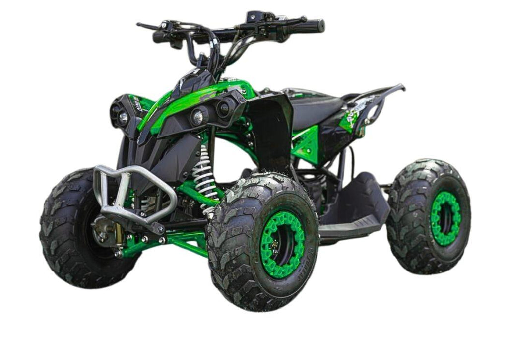 Arktis Motors barnminiquad 110CC helautomatisk, svart/grön