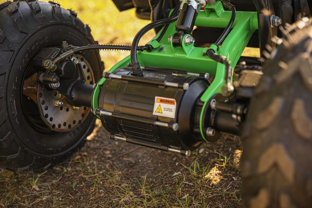 Arktis Motors barnminiquad 110CC helautomatisk, svart/grön