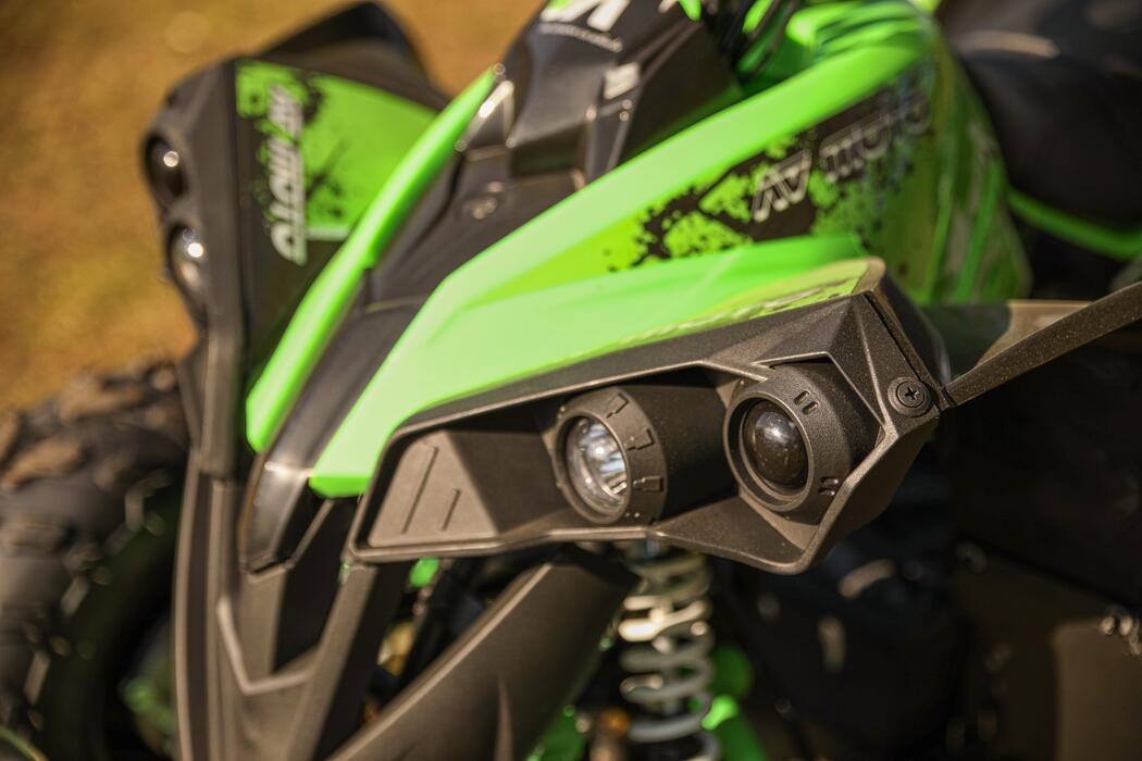 Arktis Motors barnminiquad 110CC helautomatisk, svart/grön