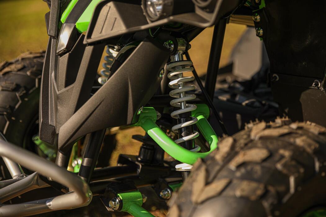 Arktis Motors barnminiquad 110CC helautomatisk, svart/grön