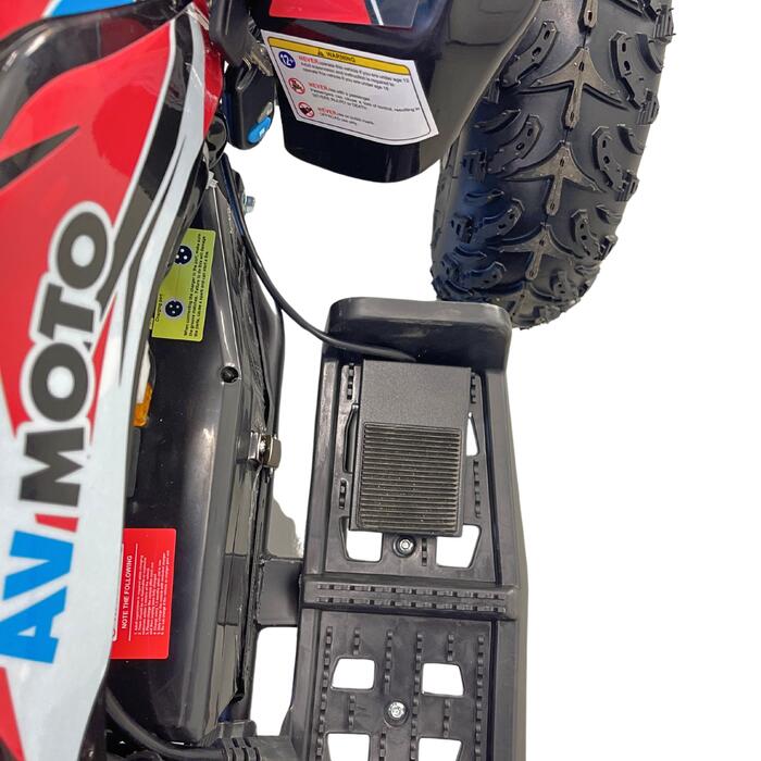 Arktis Motors barnminiquad 110CC helautomatisk, svart/grön