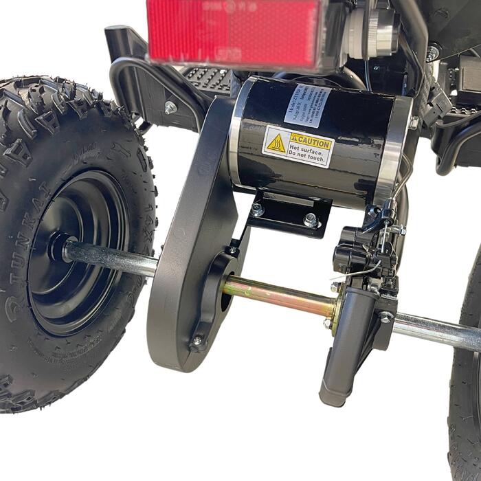 Arktis Motors barnminiquad 110CC helautomatisk, svart/grön