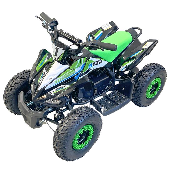 Lasten Sähköminimönkijä SPIDER 1000W, Vihreä