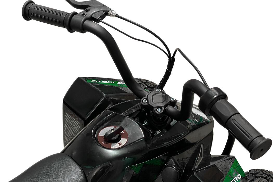 Arktis Motors barnminiquad 110CC helautomatisk, svart/grön