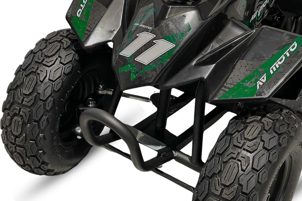 Arktis Motors barnminiquad 110CC helautomatisk, svart/grön