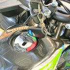 Arktis Motors barnminiquad 110CC helautomatisk, svart/grön