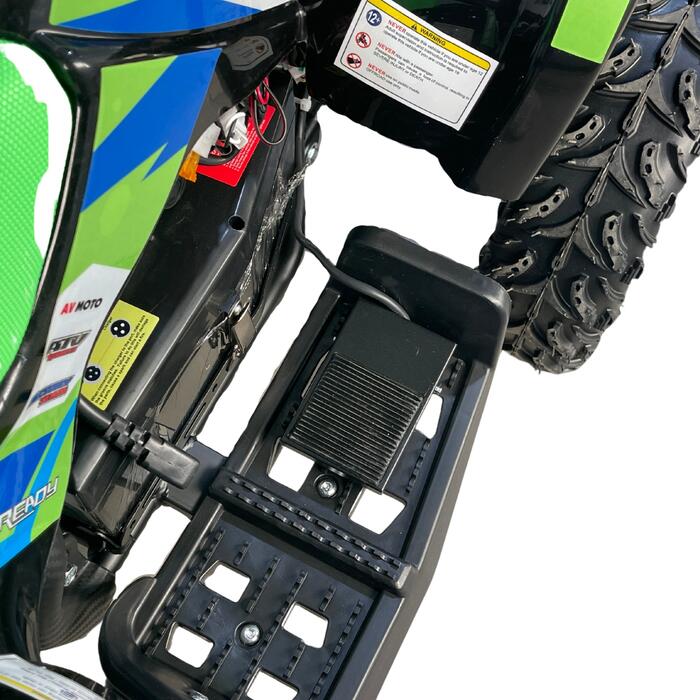 Arktis Motors barnminiquad 110CC helautomatisk, svart/grön