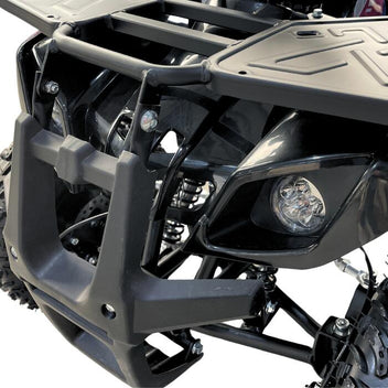 Barnens elektriska miniatyrtraktor TIGER 1000W, grön