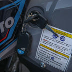 Arktis Motors barnminiquad 110CC helautomatisk, svart/grön