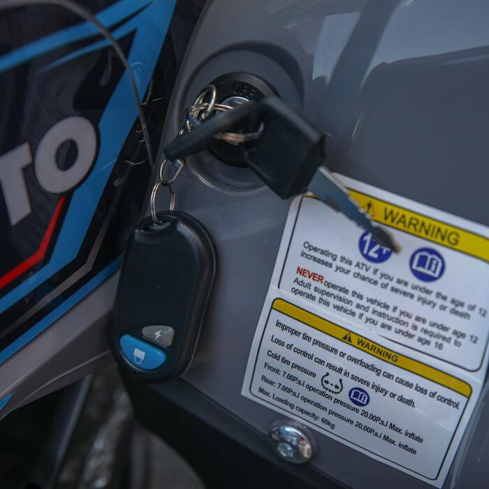 Arktis Motors barnminiquad 110CC helautomatisk, svart/grön