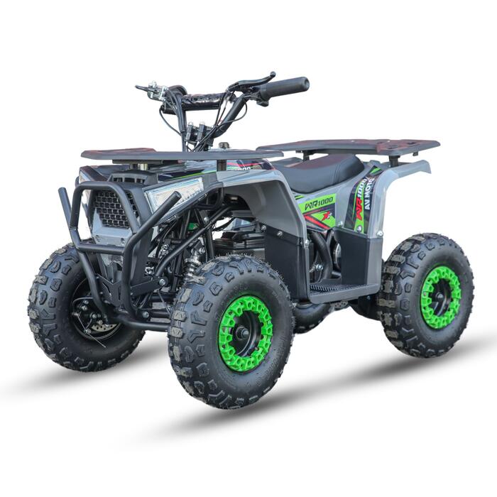 Lasten Sähköminimönkijä WARRIOR 1000W, Vihreä