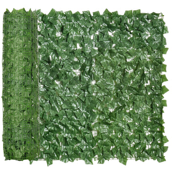 Tekolehtiaita näkösuojaksi, bataattilehti, 300 x 100 cm, tummanvihreä