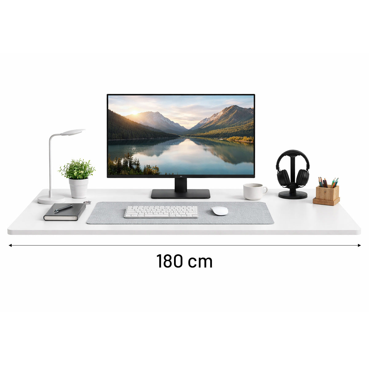 Lykke & Lagom Electric Table Top 160 x 80 cm, vit