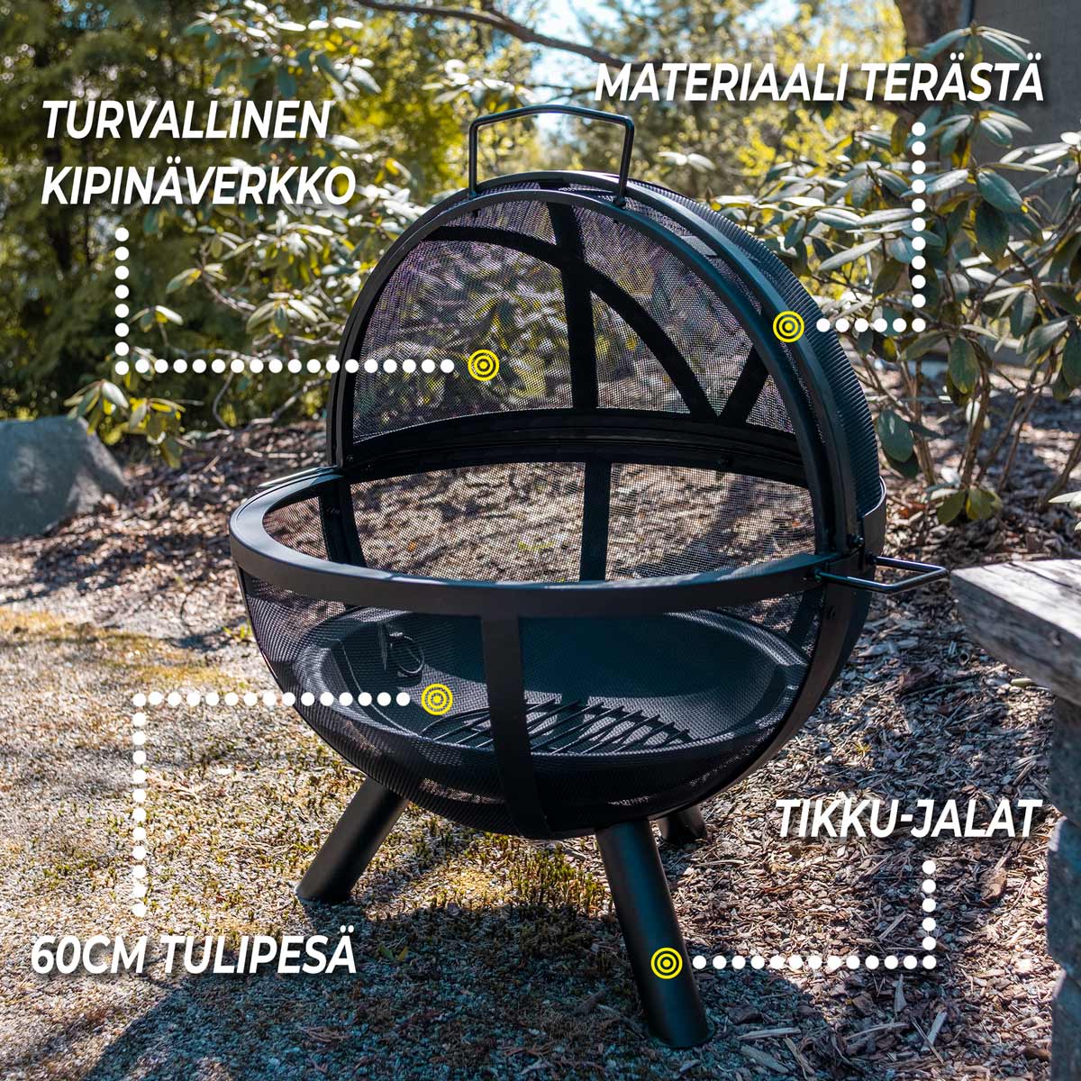 LIMOUSIN ULKOTULISIJA PALLO 60CM