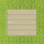 Varakangas 3 x 3 m pergolaan liukukatolla, 250 x 255 cm, beige