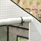 Varakate kasvihuoneeseen 845-511, 140 x 73 x 190 cm, valkoinen