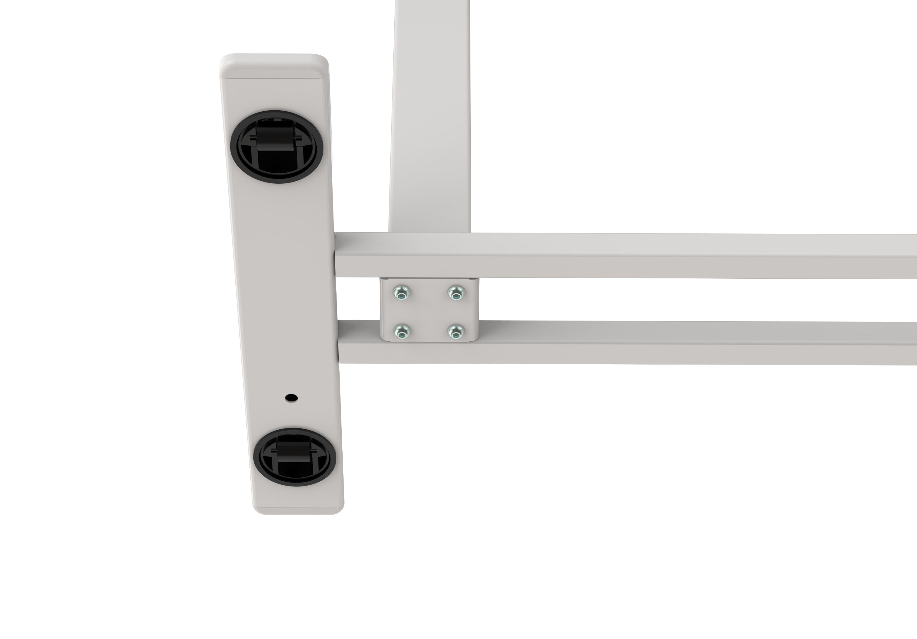 Flexispot Säädettävä Sivupöytä 70 x 40cm, Valkoinen