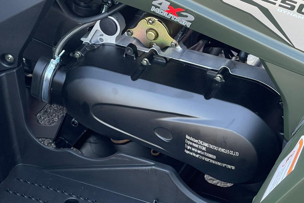 Arktis Motors barnminiquad 110CC helautomatisk, svart/grön