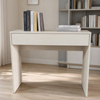 Meikkipöytä 91 x 35 x 76 cm – leveä laatikko, beige, kompakti koko