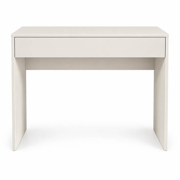 Meikkipöytä 91 x 35 x 76 cm – leveä laatikko, beige, kompakti koko