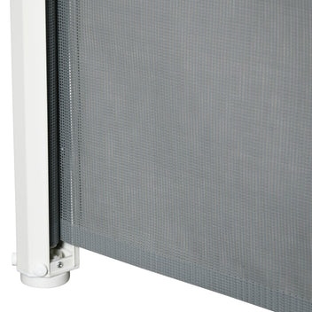 Rullaportti portaisiin ja oviaukkoihin, leveys 5,5–115 cm, korkeus 82,5 cm, harmaa