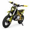 Minikrossi 110cc 4-takts – halvautomatisk, 80 km/h, hydrauliska skivbromsar, gul