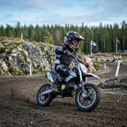 Minikrossi 49cc – 2,5 kW, automaattivaihteisto, levyjarrut