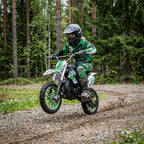 Minikrossi 49cc – 2,5 kW, 45 km/h, automaattivaihteisto, vihreä